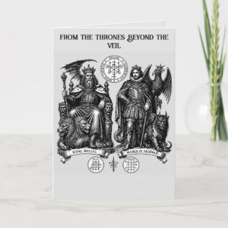 Carte Souverains duaux infernaux Belial et Nebiros