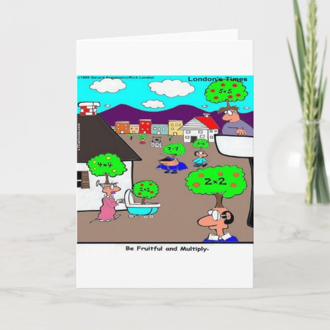 Carte Soyez fécondes et multipliez les plaisirs (Devant)