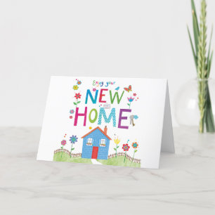 CARTE SOYEZ HEUREUX DANS VOTRE ***NOUVELLE MAISON****