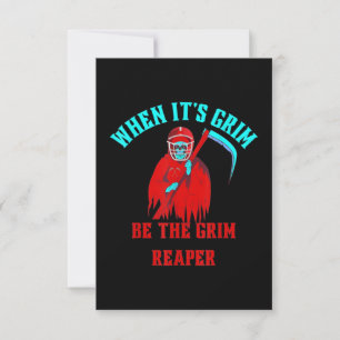 Carte Soyez La Chemise De Football Grim Reaper