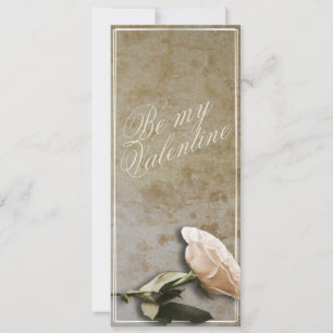 Carte Soyez ma Saint Valentin avec Rose