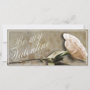 Carte Soyez ma Saint Valentin avec Rose
