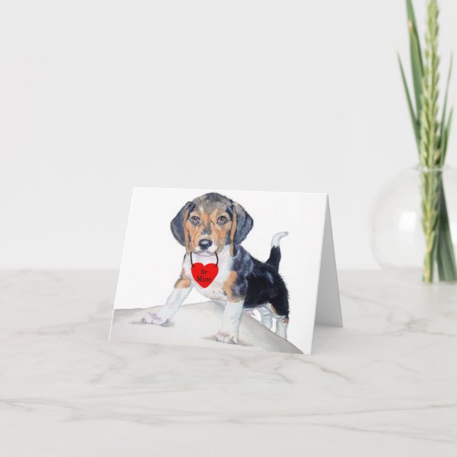 Carte Soyez MIne Bagel le Carton de notes Beagle (Devant)