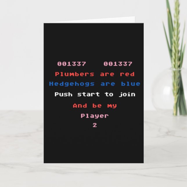 Carte Soyez mon joueur 2 (Devant)