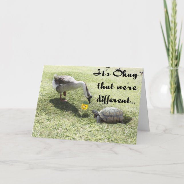 Carte Soyons amis (Devant)