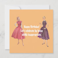 Soyons inappropriés Fundy Rétro Anniversaire Appar