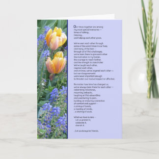 Carte Soyons Toujours Amis...