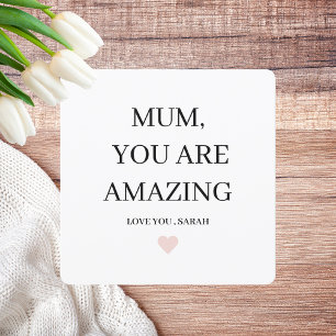 Carte Special Personnalisé MUM Vous Êtes Extraordinaire