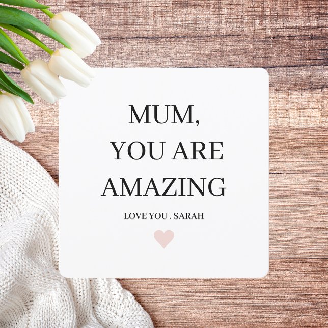 Carte Special Personnalisé MUM Vous Êtes Extraordinaire  (Créateur téléchargé)