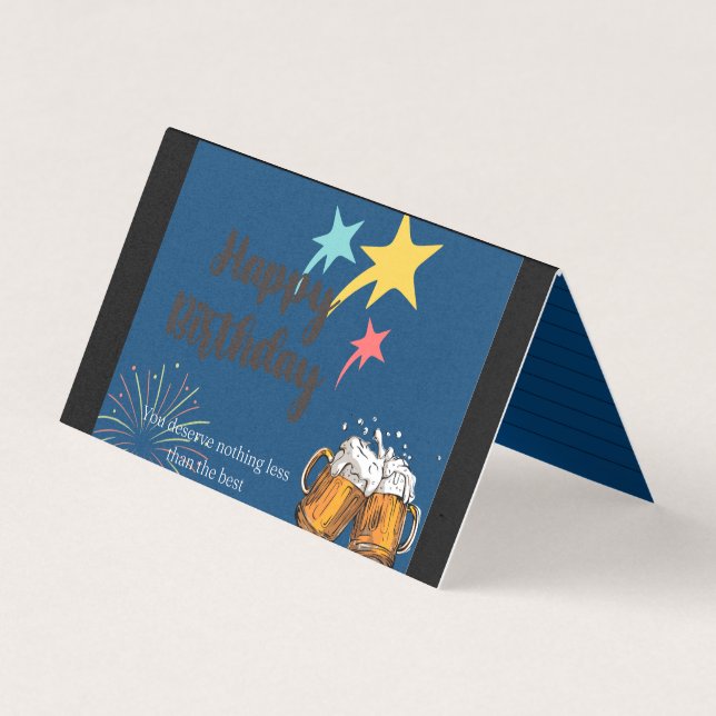 Carte spéciale Joyeux anniversaire papa pour lui (Front)