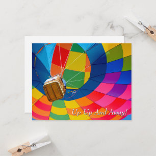 Carte Spectacle de ballon à air chaud