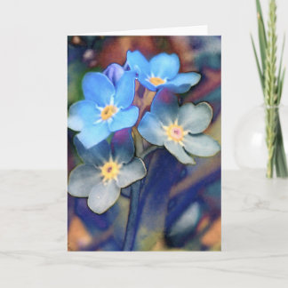 Carte Speedwell, Veronica - Un salut floral