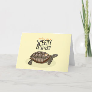 Carte Speedy Recovery Get Well Soon Card