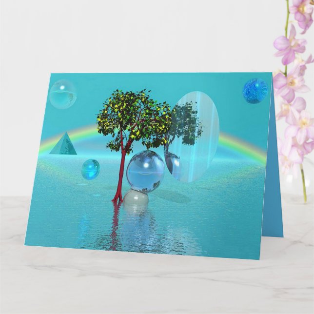 Carte Sphère Arbre (Orchidée)