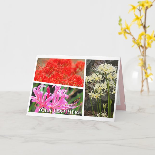 Carte Spider Lily (Fleur jaune)