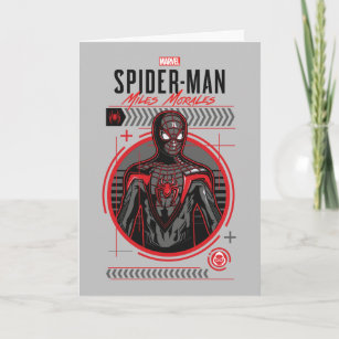 Carte Spider-Man Miles Morales Illustration industrielle