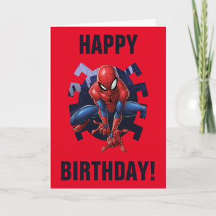 Carte Spider-Man Sortant De Spider Graphic