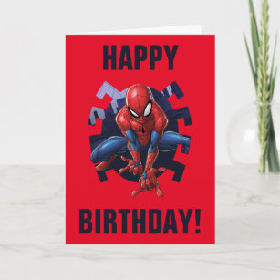 Carte Spider-Man Sortant De Spider Graphic