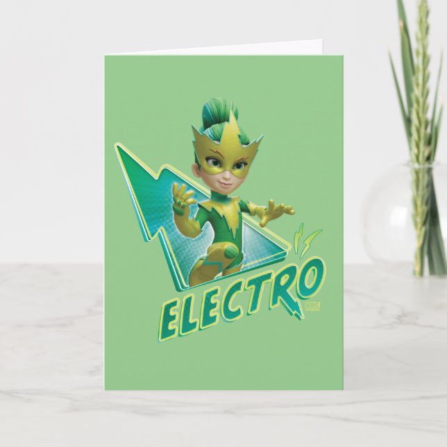Carte Spidey et ses amis Extraordinaires Electro (Devant)