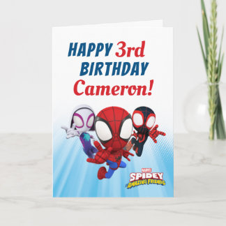 Carte Spidey | Joyeux anniversaire personnalisé