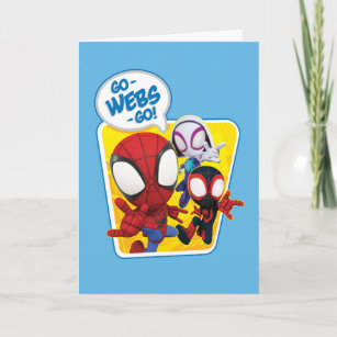 Carte Spidey Team : Go-Webs-Go !