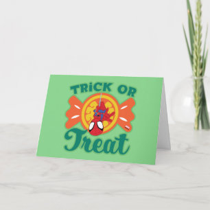Carte Spidey Trick or Treat