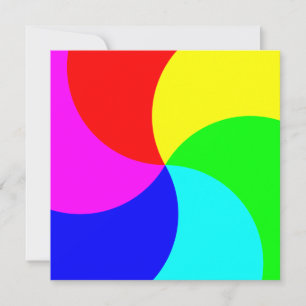 Carte Spirale arc-en-ciel primaire