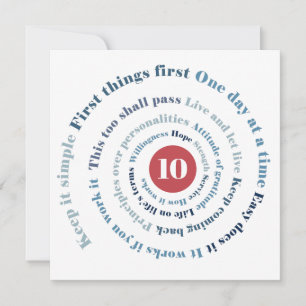 Carte Spirale Slogan
