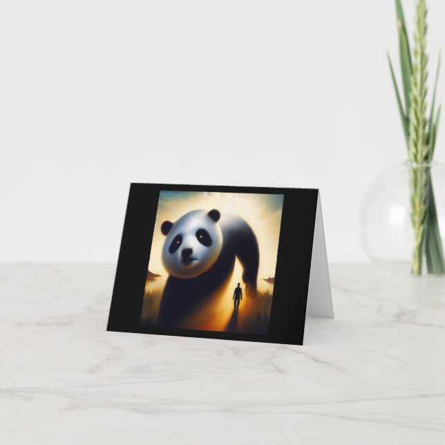 Carte Spirit Animal Panda 3 (Devant)