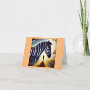 Carte Spirit Animal Zebra 1
