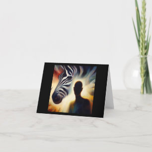 Carte Spirit Animal Zebra 2