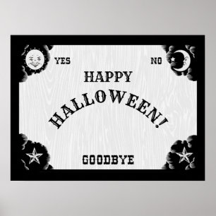 Carte Spirit Board Happy Halloween Poster