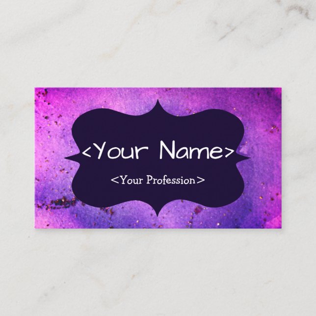 Carte Spirituelle Personnalisable Violet (Devant)