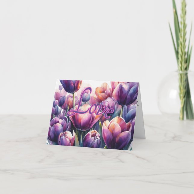 Carte Spirituelle Religeuse Bible Verse Amour (Devant)