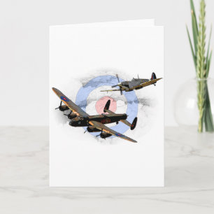 Carte Spitfire et Lancaster