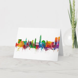Carte Split Croatia Skyline
