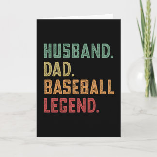 Carte Sport de légende de baseball papa mari