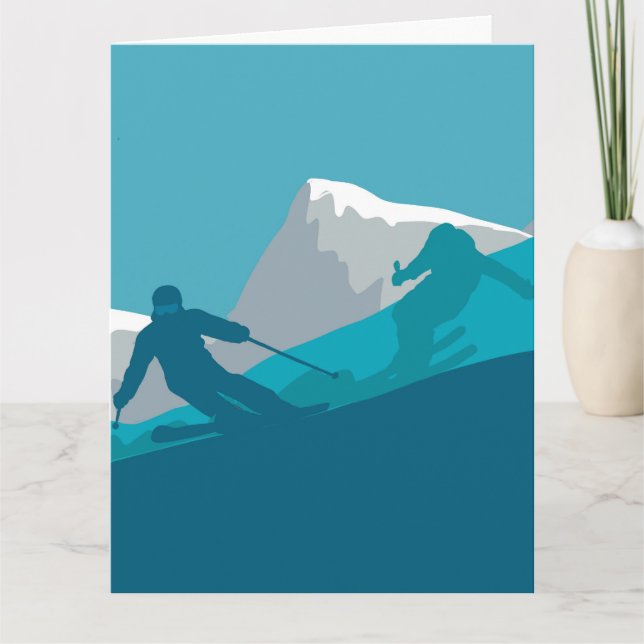 Carte Sport de ski de montagne   (Devant)