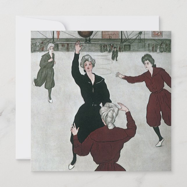 Carte Sports Anciens, Joueuses de Basket-ball en Jeu (Devant)