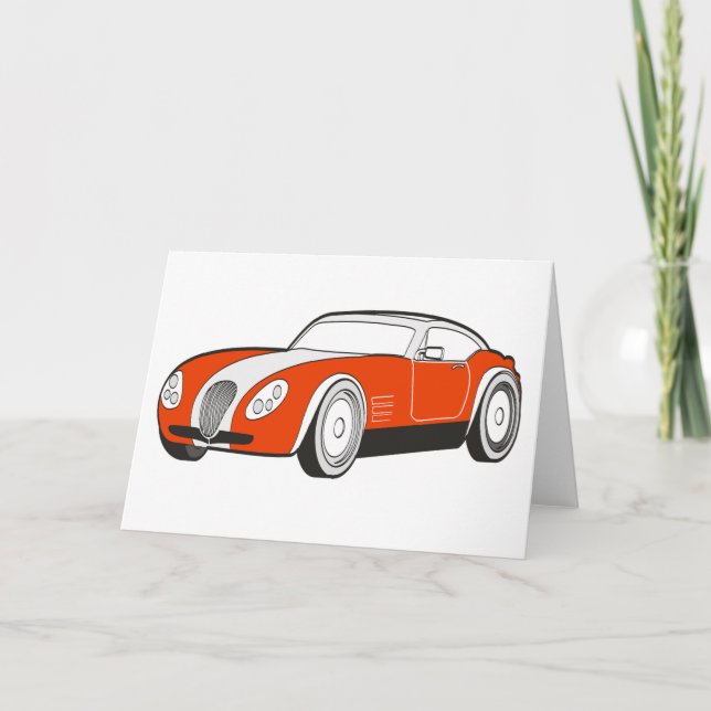 Carte Sports Car (Devant)