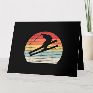 Carte Sports d'hiver vintages