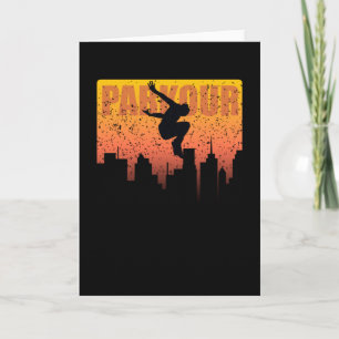 Carte Sports urbains Parkour Street Jumper Skyline Flyer