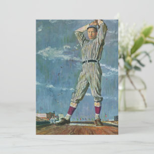 Carte Sports vintages Baseball, Pitcher dans le jeu de b