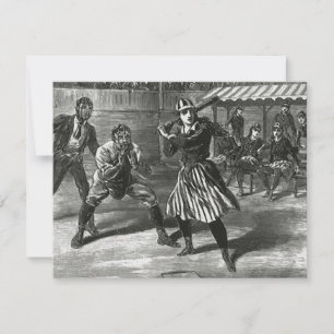 Carte Sports vintages, équipes victoriennes de baseball 