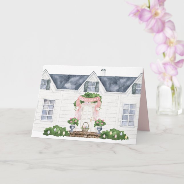 Carte Spring | Happy Easter | House (Orchidée)
