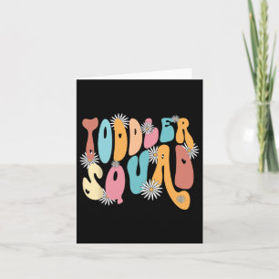 Carte Squad PrK Enseignant À La Maternelle Retourner À L