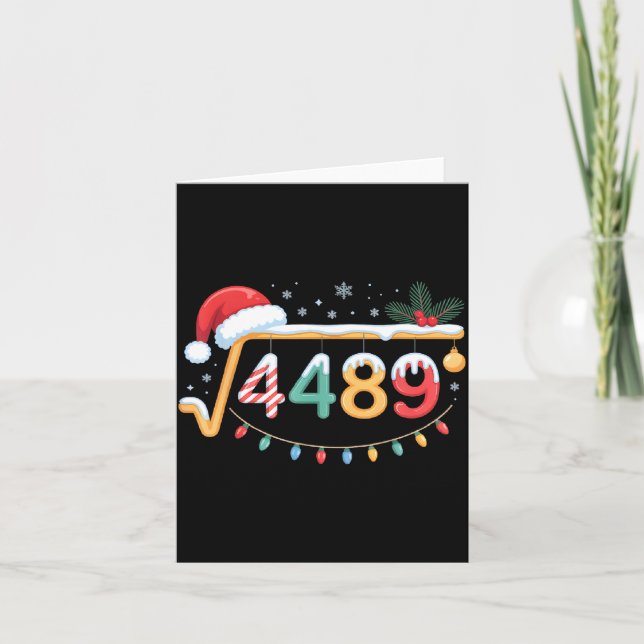 Carte Square Root 4489 Funny 67 Meme Math Teacher 6 7 Ch (Devant)