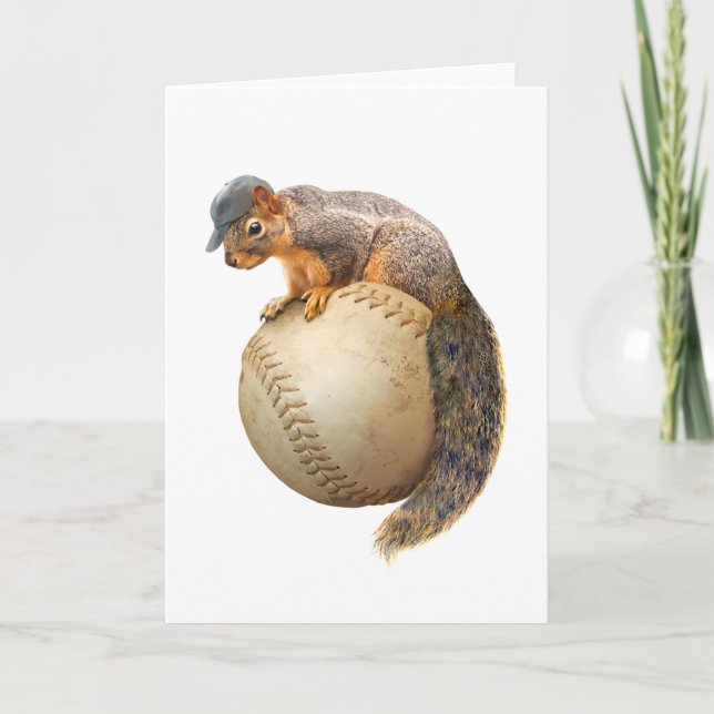 Carte squirl de baseball (Devant)