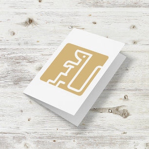 Carte Squirrel Icon Card