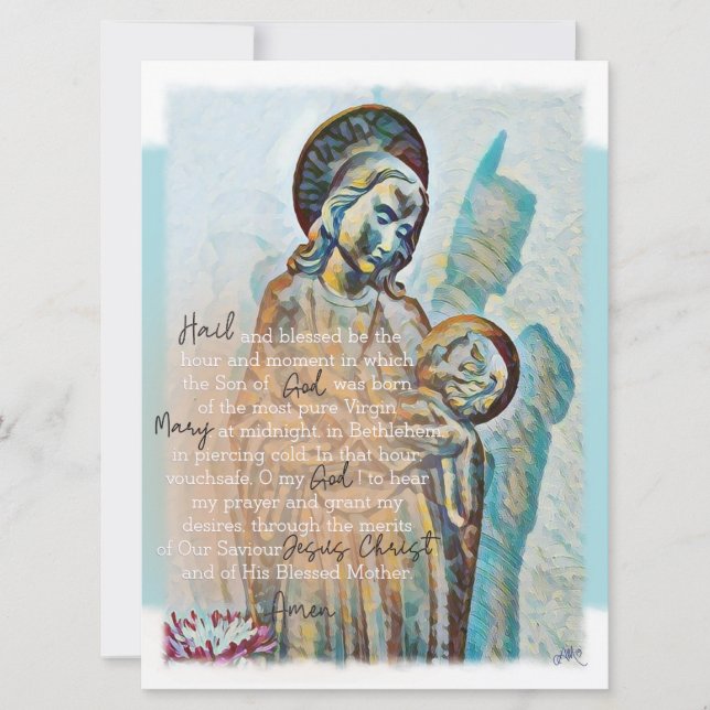 Carte St. Andrew Novena Brown (Devant)
